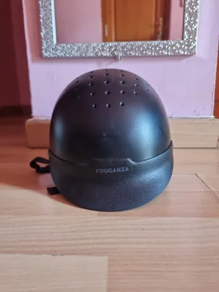 Casco de equitación negro