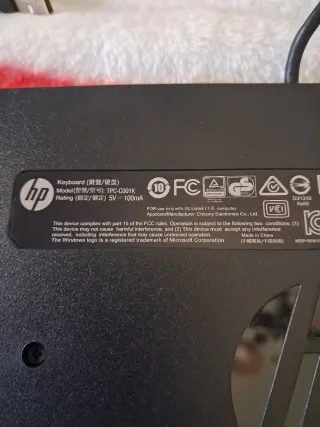 Tastiera USB nera con lettore di schede