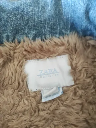 Chaqueta vaquera Zara forrada T8