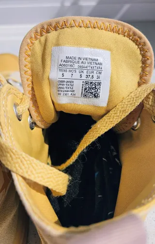 Converse Botas Amarillas