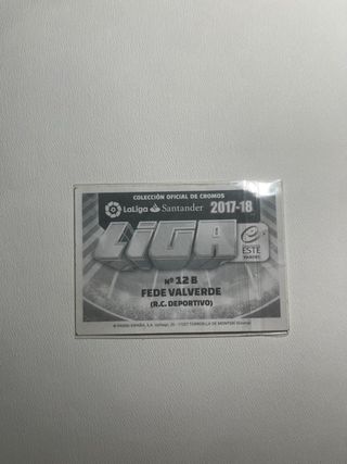 Cromo Fede Valverde ROOKIE LaLiga Santander