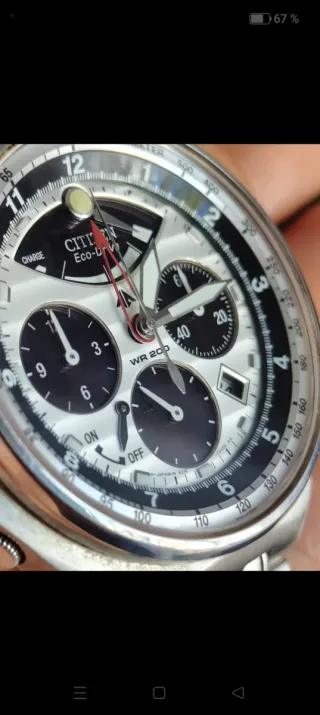 Reloj Citizen Eco-Drive Cronógrafo WR200