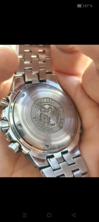 Reloj Citizen Eco-Drive Cronógrafo WR200