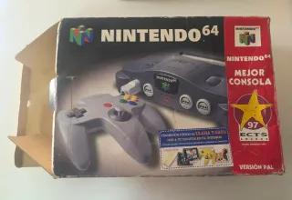 Consola Nintendo 64: Caja y corcho + EXPANSION PAK