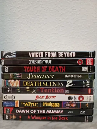 Pack 10 Películas Terror DVD en V.O, SOLO HOY!