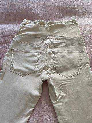 Pantalones premamá Skinny Talla 38 Azul, negro
