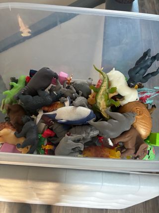 2 baules de juguetes de 45 litros  Regalo juguetes