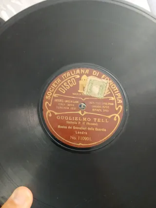 Lote 9 discos Pizarra ODEON INTERNATIONAL