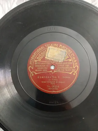 Lote 9 discos Pizarra ODEON INTERNATIONAL