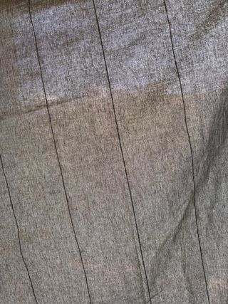 Set 2 Cortinas Algodón Gris Efecto Lino