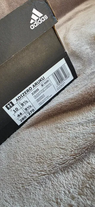 Adidas Adizero Aruku T.44 Gris/Negro
