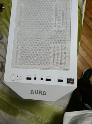 Caja PC Gaming GAMIDAS AURA Blanca