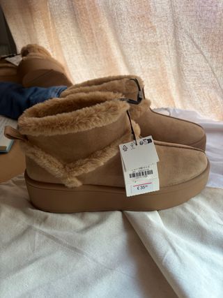 Botas Zara Beige/Marrón (hay 2)  Talla 38 y 39