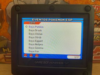 Cartucho Pokémon GBA - Eventos Distribución