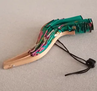 Sombrero abanico Tailandia floral