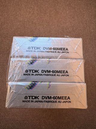 Lote 3 Cintas Cassettes Mini DV TDK Nuevas