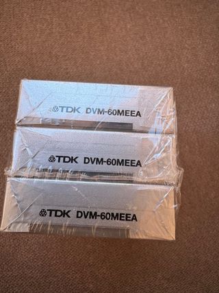 Lote 3 Cintas Cassettes Mini DV TDK Nuevas