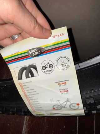 Cubierta Bici 26x4.0