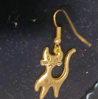 Orecchini bigiotteria forma gatto