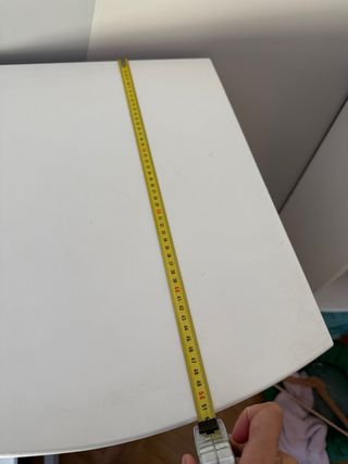 Cómoda blanca 5 cajones y medidas en fotos Madera