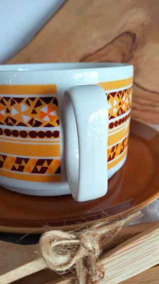 Tazza Mosaici Tognana anni 70