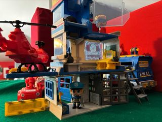 Lote Pinypon Action Policía y Bomberos