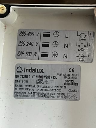 Focos Industriales Indalux