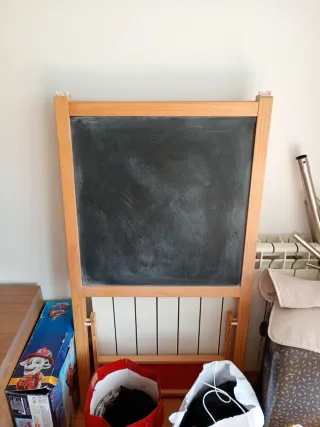 Pizarra infantil tiza y rotulador