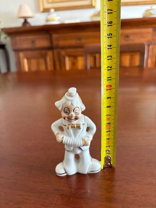 Statua clown vintage porcellana