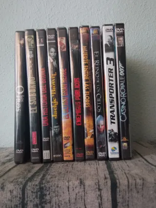 Lote 10 Películas DVD Acción