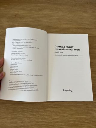Cuando Hitler robó el conejo rosa