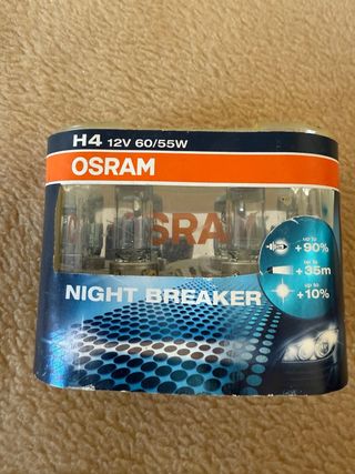 Bombillas H4 OSRAM NIGHT BREAKER 12V 60/55W