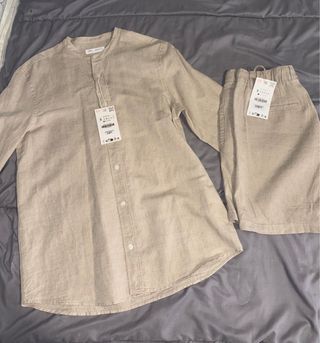 Conjunto Lino Zara Talla S