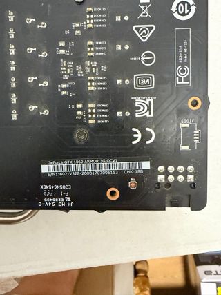 MSI GeForce GTX 1060 Armor 3G