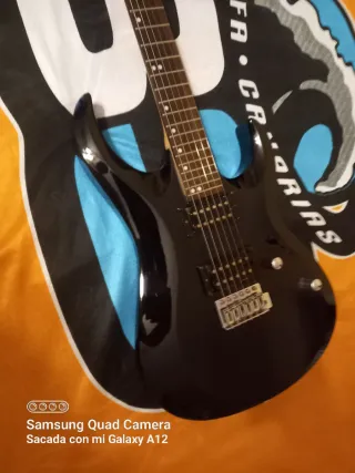 Guitarra Eléctrica Cort X2 Negra