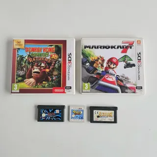 Lote Videojuegos Nintendo 3DS y GBA