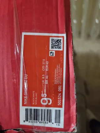 Zapatillas Nike Shox Hombre Negras