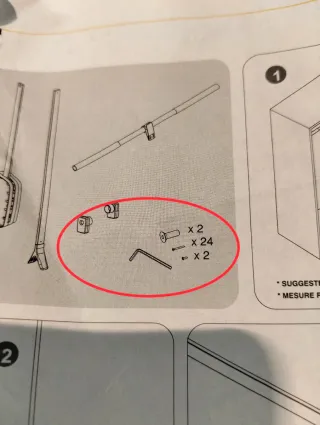 EMUCA Colgador Abatible Armario 450-600mm