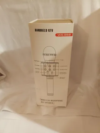 Lote 4 productos: Altavoz, Micrófono, Auriculares