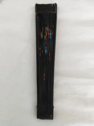 Abanico español pintado a mano