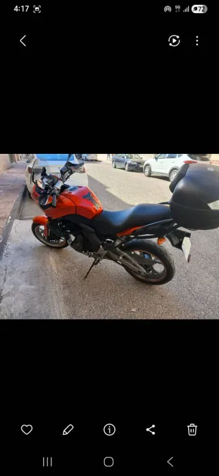 Kawasaki Versys 650cc Naranja