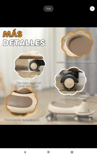 Correpasillos con cuerda, música y luz