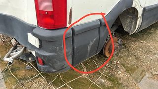 Moldura trasera Iveco