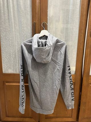 Sudadera Nike Air Jordan Gris Roja