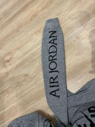 Sudadera Nike Air Jordan Gris Roja