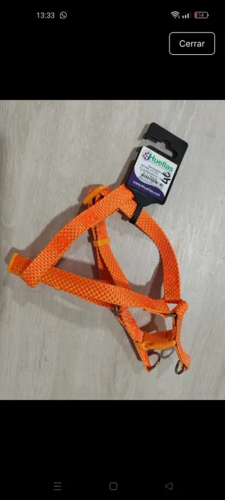 Arnés para mascotas Huellas Talla S