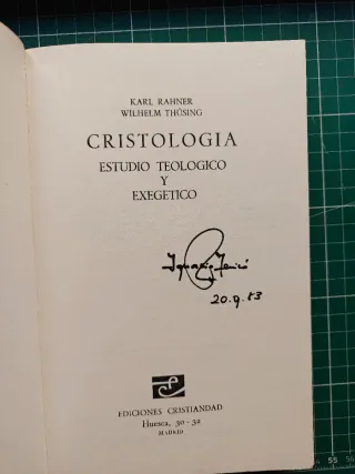 Cristología - Karl Rahner y Wilhelm Thüsing