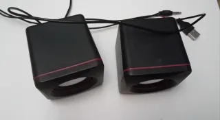 Altavoces Gaming Mars Negro/Rojo