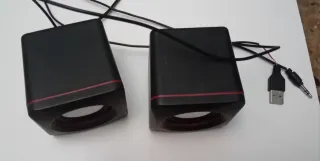 Altavoces Gaming Mars Negro/Rojo