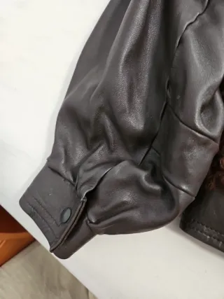 Cazadora Piel y Cuero Marrón